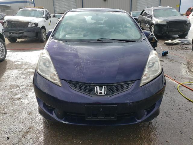 JHMGE88429S046354 - 2009 HONDA FIT SPORT BLUE photo 5