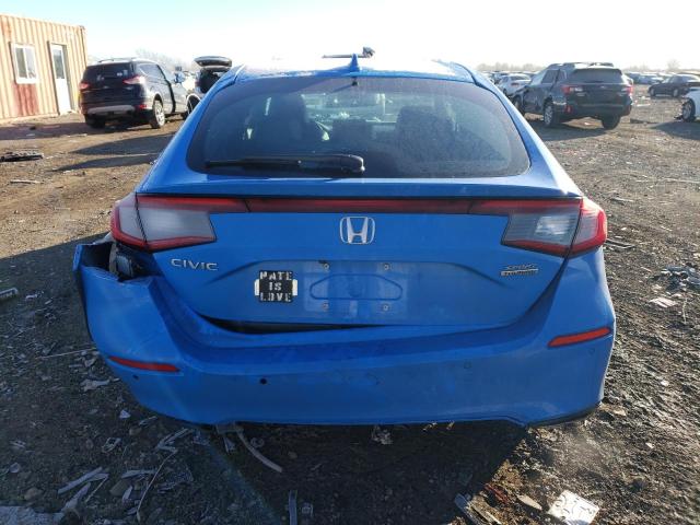 19XFL1H81NE021228 - 2022 HONDA CIVIC SPORT TOURING BLUE photo 6