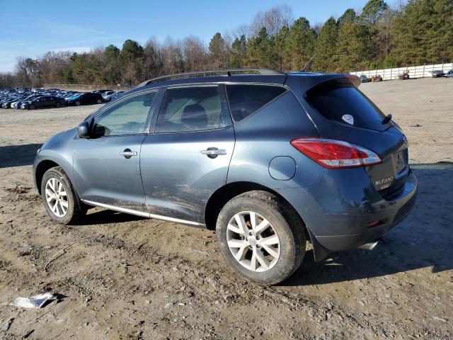 JN8AZ1MU3EW418316 - 2014 NISSAN MURANO S BLUE photo 2