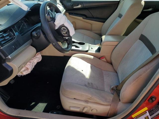 4T4BF1FK2CR247640 - 2012 TOYOTA CAMRY BASE 红色 照片 7