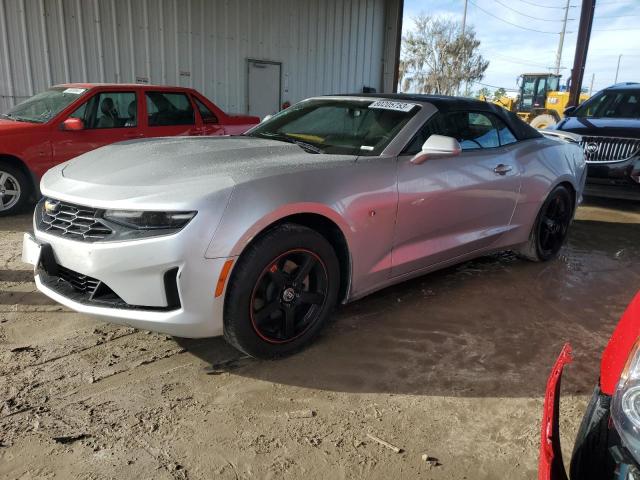 1G1FB3DSXK0132065 - 2019 CHEVROLET CAMARO LS SILVER photo 1