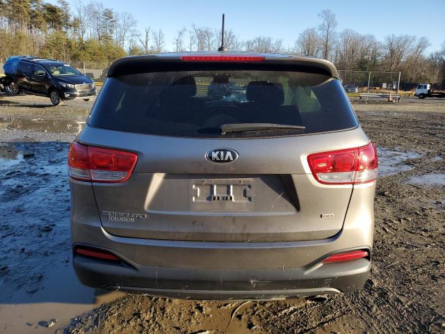 5XYPG4A38GG041507 - 2016 KIA SORENTO LX GRAY photo 6