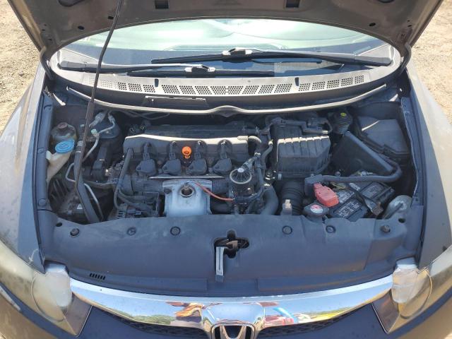 2HGFA1F80BH510648 - 2011 HONDA CIVIC EX GRAY photo 11