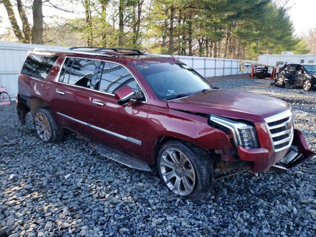 1GYS4HKJ7GR307246 - 2016 CADILLAC ESCALADE ESV LUXURY RED photo 4