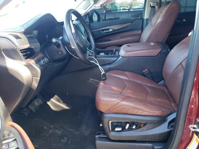 1GYS4HKJ7GR307246 - 2016 CADILLAC ESCALADE ESV LUXURY RED photo 7