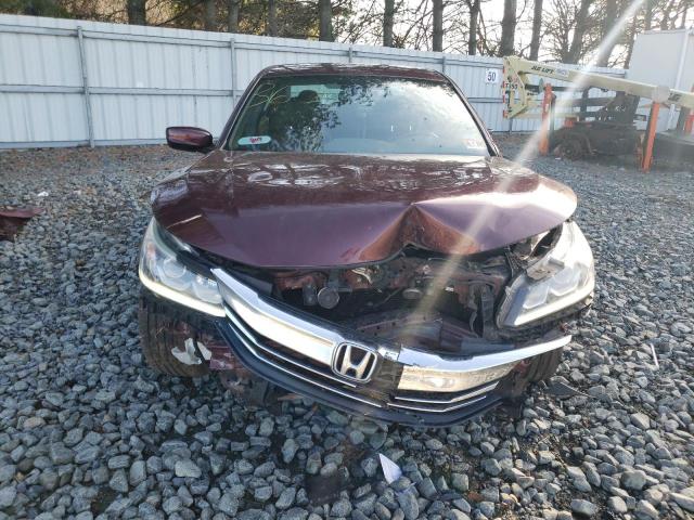 1HGCR2F55HA089072 - 2017 HONDA ACCORD SPORT BURGUNDY photo 5