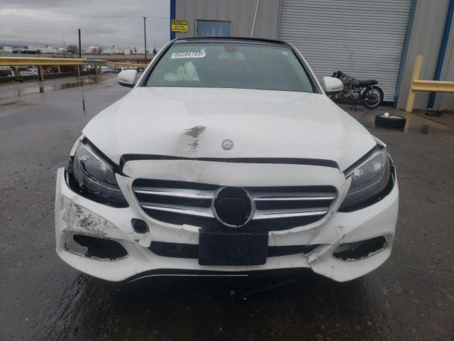 55SWF4JBXFU048632 - 2015 MERCEDES-BENZ C 300 WHITE photo 5