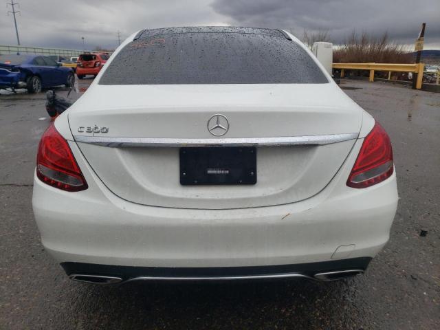 55SWF4JBXFU048632 - 2015 MERCEDES-BENZ C 300 WHITE photo 6