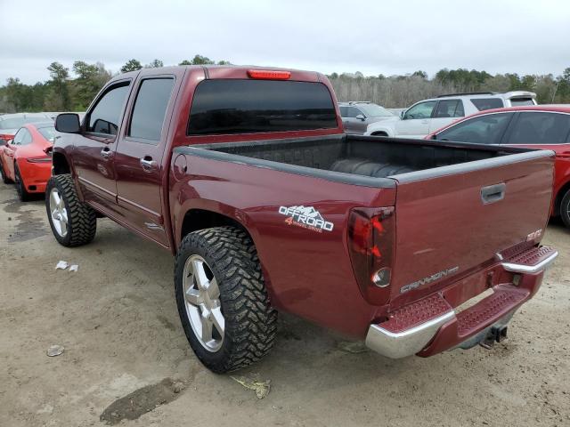 1GTDT13E098140926 - 2009 GMC CANYON RED photo 2