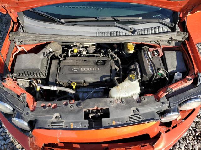 1G1JC6SHXC4118256 - 2012 CHEVROLET SONIC LT ORANGE photo 11