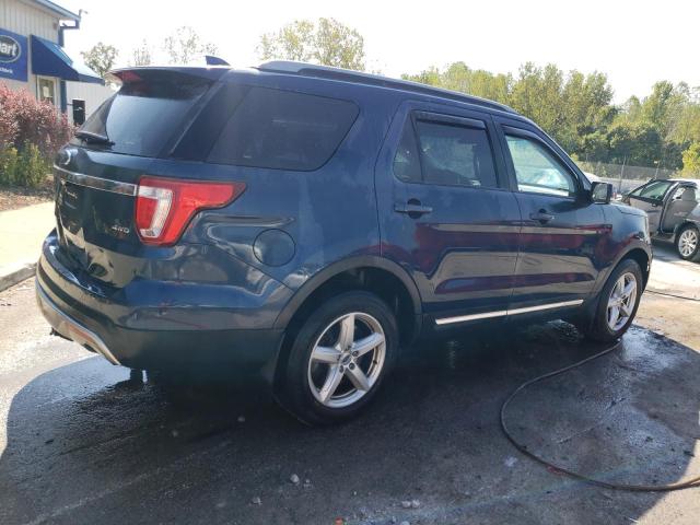1FM5K8D83GGC00513 - 2016 FORD EXPLORER XLT أزرق صورة 3
