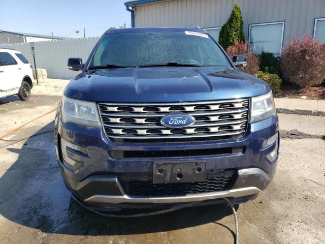 1FM5K8D83GGC00513 - 2016 FORD EXPLORER XLT أزرق صورة 5