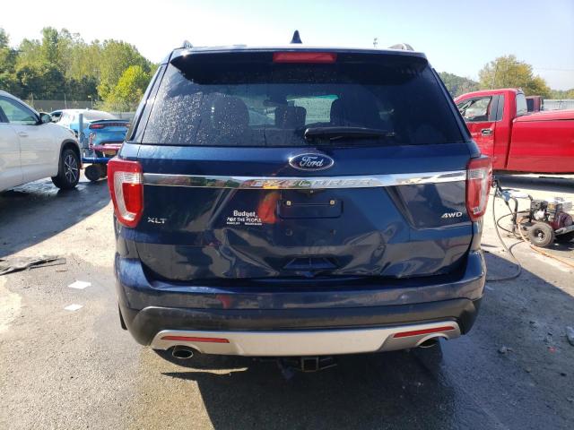1FM5K8D83GGC00513 - 2016 FORD EXPLORER XLT أزرق صورة 6
