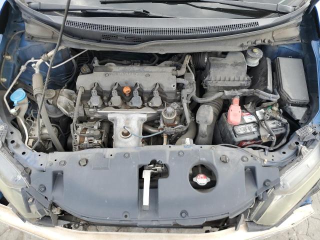 19XFB2F51EE086579 - 2014 HONDA CIVIC LX BLUE photo 11