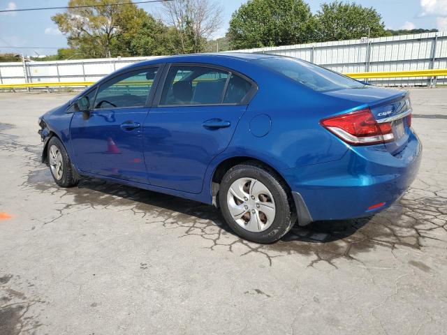 19XFB2F51EE086579 - 2014 HONDA CIVIC LX BLUE photo 2
