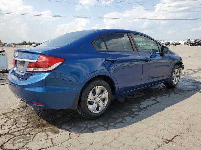 19XFB2F51EE086579 - 2014 HONDA CIVIC LX BLUE photo 3
