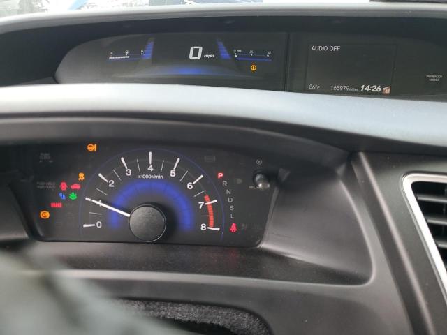 19XFB2F51EE086579 - 2014 HONDA CIVIC LX BLUE photo 9