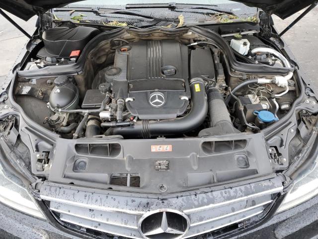 WDDGF4HB5CR213865 - 2012 MERCEDES-BENZ C 250 BLACK photo 11