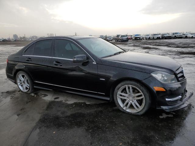 WDDGF4HB5CR213865 - 2012 MERCEDES-BENZ C 250 BLACK photo 4