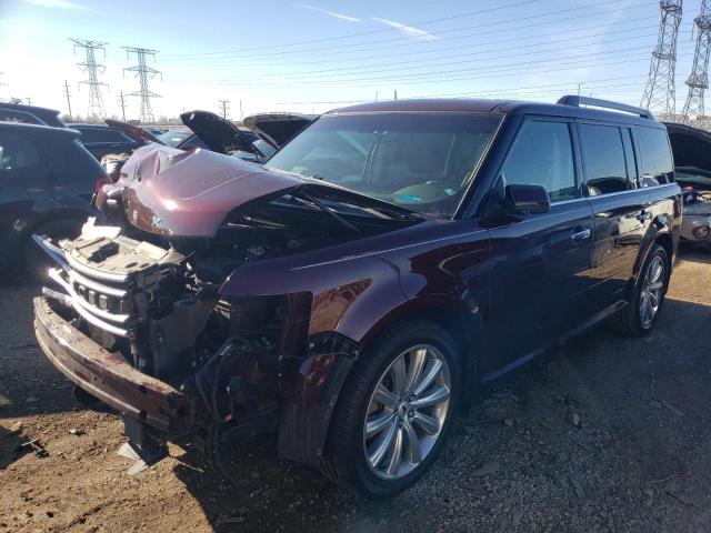 2FMHK6DT6HBA06976 - 2017 FORD FLEX LIMITED BURGUNDY photo 1