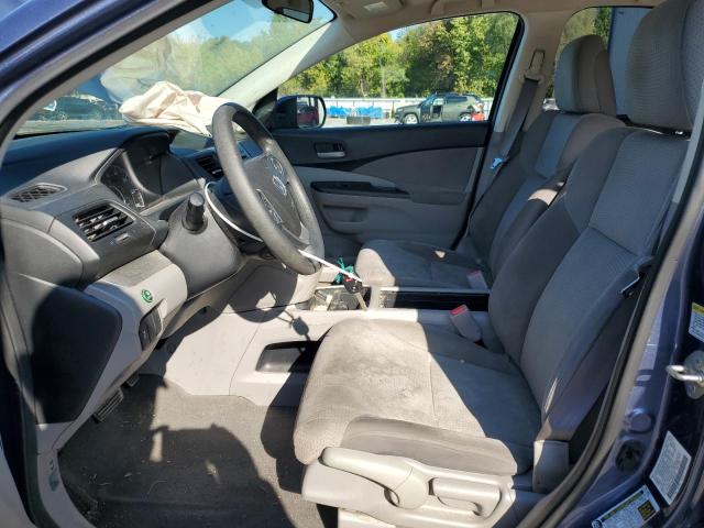 2HKRM4H53DH693559 - 2013 HONDA CR-V EX BLUE photo 7