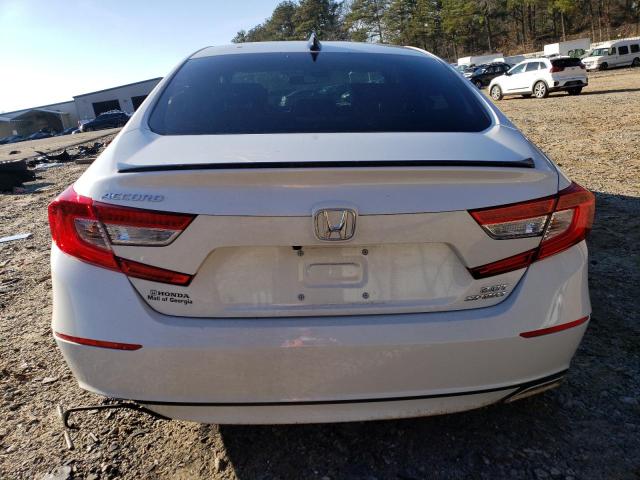 1HGCV2F33NA024940 - 2022 HONDA ACCORD SPORT WHITE photo 6