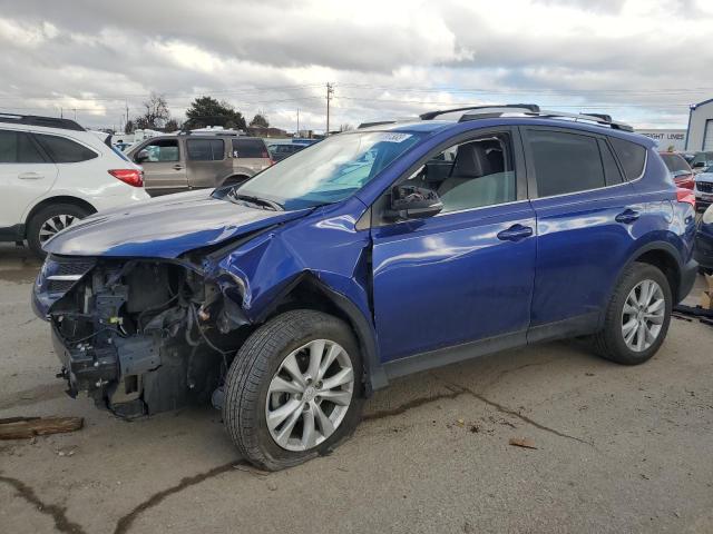 2T3DFREVXFW397293 - 2015 TOYOTA RAV4 LIMITED BLUE photo 1