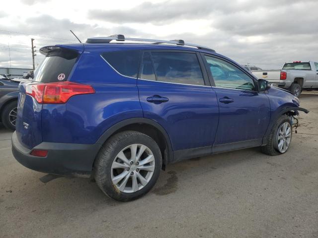 2T3DFREVXFW397293 - 2015 TOYOTA RAV4 LIMITED BLUE photo 3