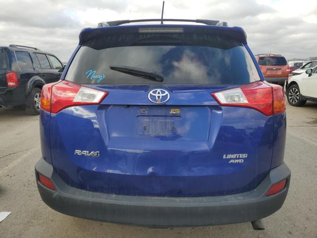 2T3DFREVXFW397293 - 2015 TOYOTA RAV4 LIMITED BLUE photo 6