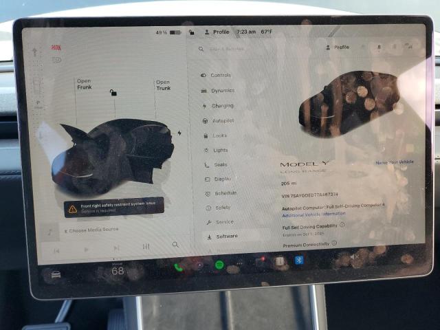 7SAYGDED7TA467374 - 2026 TESLA MODEL Y 黑色 照片 9