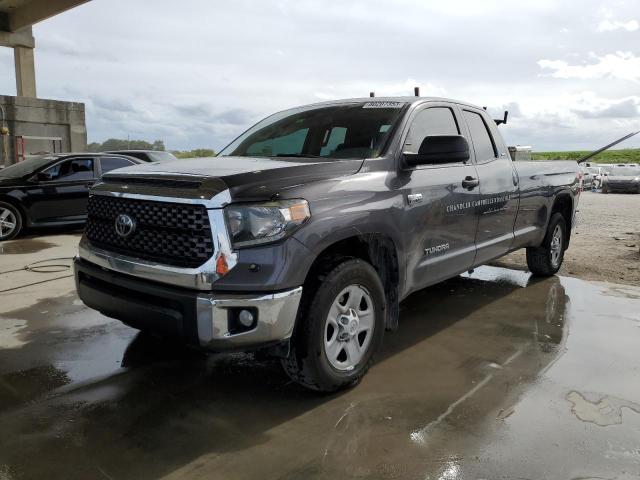 5TFTY5F17LX011320 - 2020 TOYOTA TUNDRA DOUBLE CAB SR/SR5 GRAY photo 1