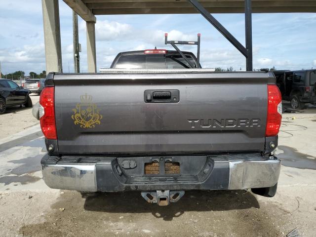 5TFTY5F17LX011320 - 2020 TOYOTA TUNDRA DOUBLE CAB SR/SR5 GRAY photo 6