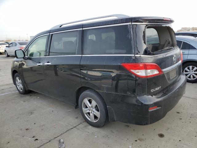 JN8AE2KP8F9134064 - 2015 NISSAN QUEST S BLACK photo 2