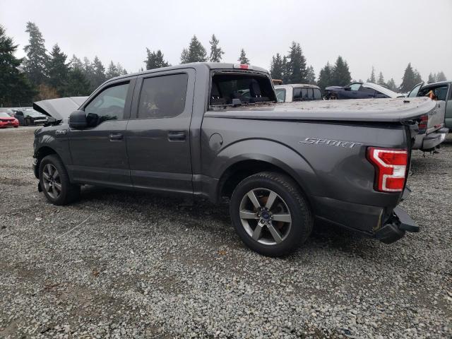 1FTEW1CP4JKD52636 - 2018 FORD F150 SUPERCREW GRAY photo 2