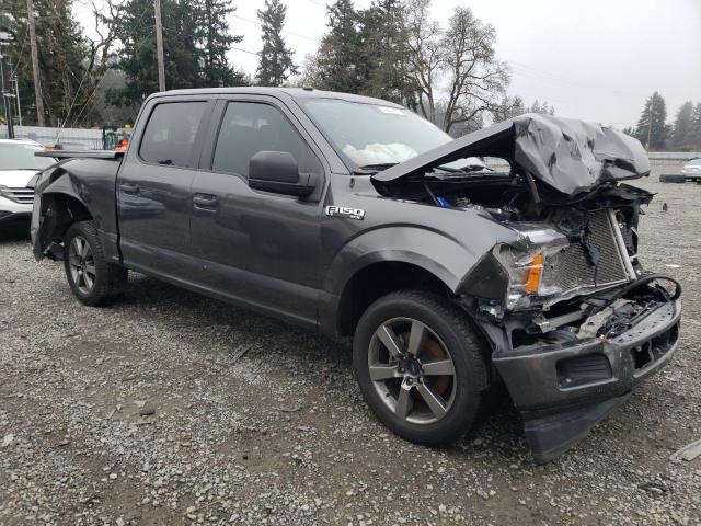 1FTEW1CP4JKD52636 - 2018 FORD F150 SUPERCREW GRAY photo 4