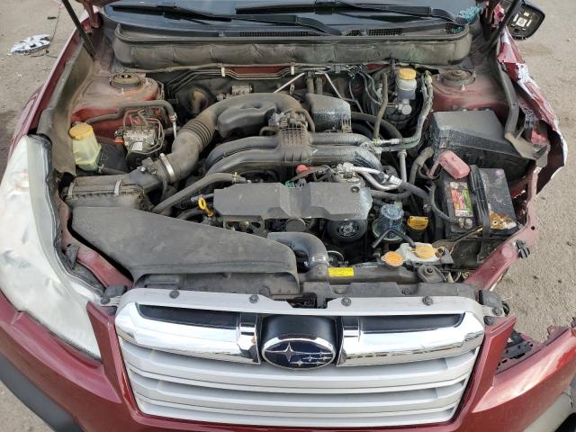 4S4BRCKC6D3299081 - 2013 SUBARU OUTBACK 2.5I LIMITED BURGUNDY photo 11