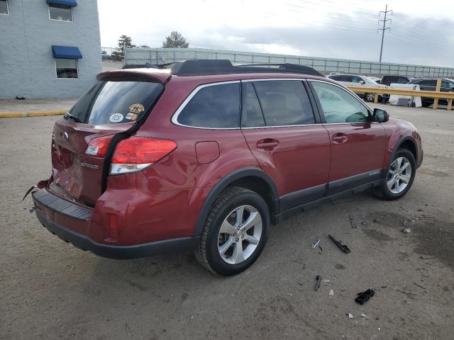 4S4BRCKC6D3299081 - 2013 SUBARU OUTBACK 2.5I LIMITED BURGUNDY photo 3