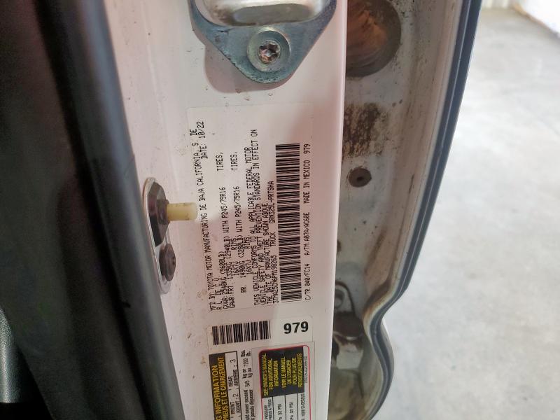 3TMAZ5CN6PM198265 - 2023 TOYOTA TACOMA DOUBLE CAB Ağ foto 12