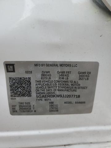 5GAERBKW9JJ207718 - 2018 BUICK ENCLAVE ESSENCE 白色 照片 12