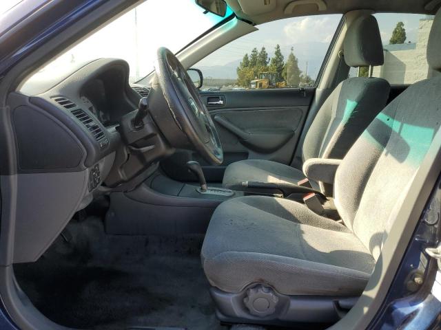 2HGES26782H576855 - 2002 HONDA CIVIC EX ლურჯი ფოტო 7