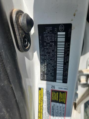 4T1B11HK0KU818837 - 2019 TOYOTA CAMRY L 白色 照片 13