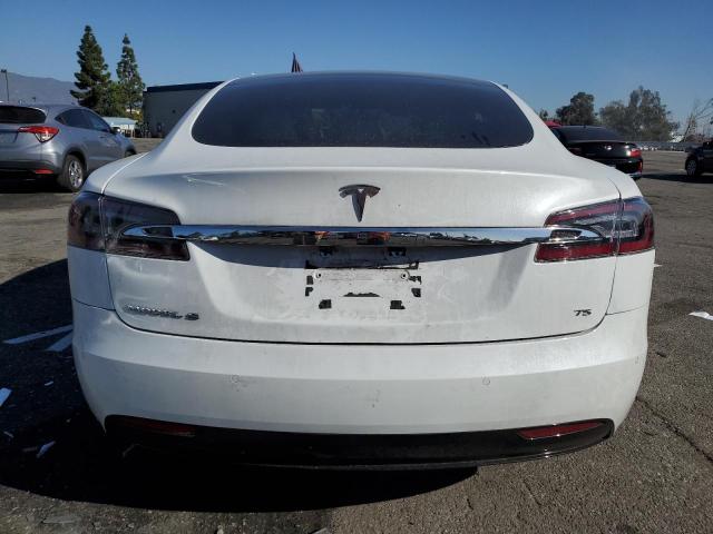 5YJSA1E11HF180342 - 2017 TESLA MODEL S WHITE photo 6