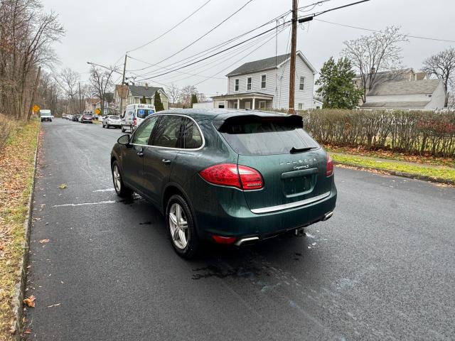 WP1AE2A23BLA92237 - 2011 PORSCHE CAYENNE S HYBRID GREEN photo 3