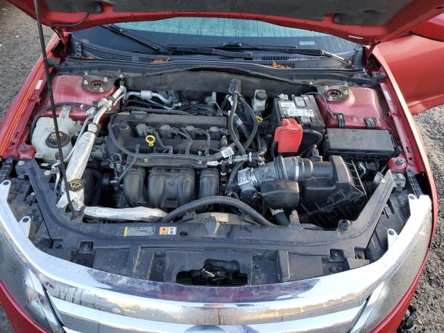 3FAHP0HA2AR352614 - 2010 FORD FUSION SE RED photo 11