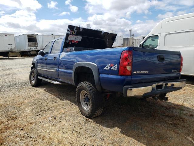 1GCHK23U53F220629 - 2003 CHEVROLET SILVERADO K2500 HEAVY DUTY BLUE photo 2