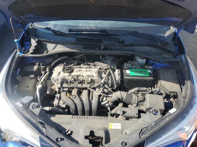 NMTKHMBX2JR042055 - 2018 TOYOTA C-HR XLE Niebieski zdjęcie 12