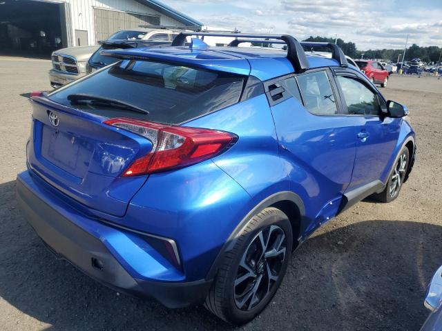 NMTKHMBX2JR042055 - 2018 TOYOTA C-HR XLE Niebieski zdjęcie 3