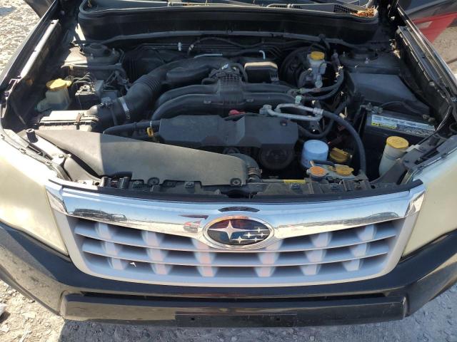 JF2SHBDC2BH775486 - 2011 SUBARU FORESTER 2.5X PREMIUM BLACK photo 11