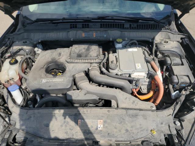 3FA6P0LU9KR168359 - 2019 FORD FUSION SE BLACK photo 11