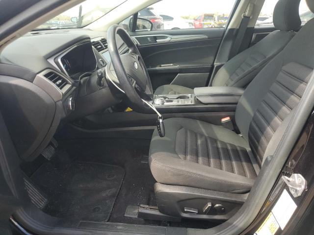 3FA6P0LU9KR168359 - 2019 FORD FUSION SE BLACK photo 7